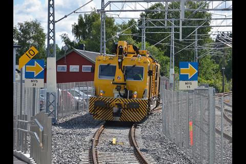 Services on an 80 km section of the Østfoldbanen are now running under ETCS Level 2.
